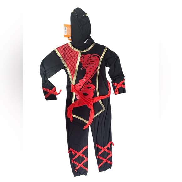 HYDE & EEK kids unisex light up ninja costume dress up Halloween size L NWT - Picture 3 of 7